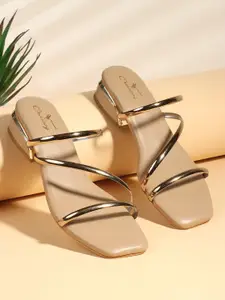 CHINRAAG Platform Sandals with Buckles