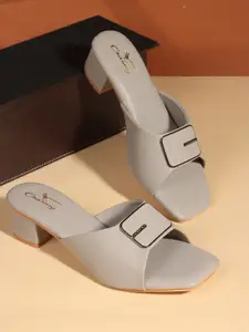 CHINRAAG Platform Sandals with Buckles