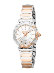 Just Cavalli Women Bracelet Style Straps Analogue Watch JC1L363M0085