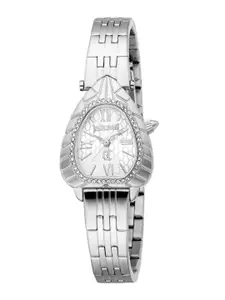 Just Cavalli Women Dial & Stainless Steel Bracelet Style Straps =Watch JC1L366M0045