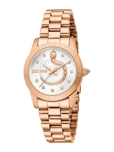 Just Cavalli Women Bracelet Style Straps Analogue Watch JC1L359M0075