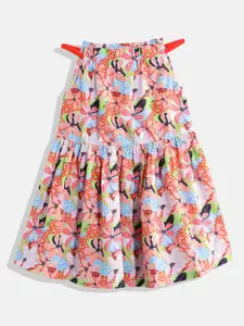 Allen Solly Junior Girls Floral Printed A-Line Dress
