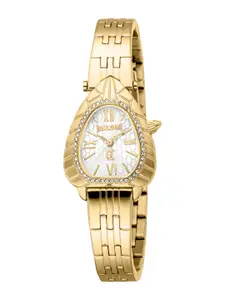Just Cavalli Women Dial & Stainless Steel Bracelet Style Straps Analogue Watch JC1L366M0055