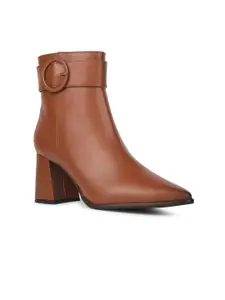 Bata Party Block Pumps with Buckles