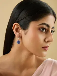 Kushal's Fashion Jewellery Embellished Bridal Contemporary Drop Earrings