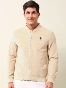 U.S. Polo Assn. Men Brand Logo Bomber Jacket