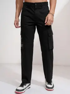 HIGHLANDER Men Solid Carpenter Fit Cargo Pant