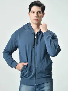 BAESD Men Hooded Solid Casual Lightweight Bomber Jacket