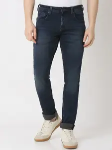 SPYKAR Men Slim Fit Low-Rise Light Fade Jeans