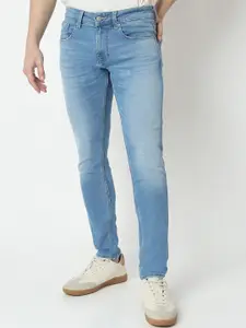 SPYKAR Men Slim Fit Low-Rise Heavy Fade Jeans