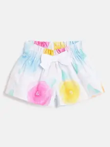 Chicco Girls Floral Printed Cotton Shorts
