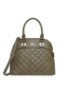 Lavie Textured Structured Satchel with Quilted