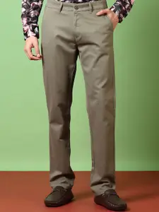 V-Mart Men Solid Twill Formal Trousers