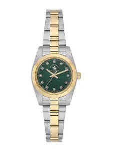 SANTA BARBARA POLO & RACQUET CLUB Women Embellished Dial Analogue Watch SB.4.10012-5