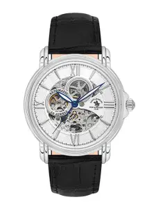 SANTA BARBARA POLO & RACQUET CLUB Men Dial & Leather Straps Analogue Watch SB.8.10002-1