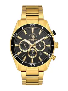 SANTA BARBARA POLO & RACQUET CLUB Men Dial & Stainless Steel Straps Watch SB.1.10498-4