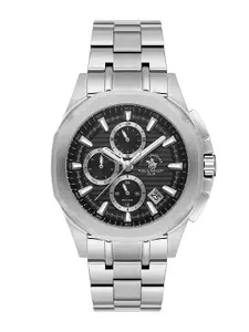 SANTA BARBARA POLO & RACQUET CLUB Men Dial & Stainless Steel Analogue Watch SB.1.10608-2