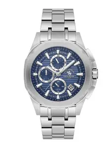 SANTA BARBARA POLO & RACQUET CLUB Men Dial & Stainless Steel Analogue Watch SB.1.10608-3