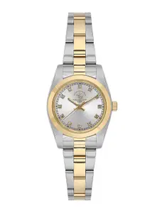 SANTA BARBARA POLO & RACQUET CLUB Women Dial & Stainless Steel Straps WatchSB410012-2