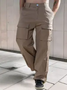 The Roadster Lifestyle Co. Men Cotton Mid Rise Trousers