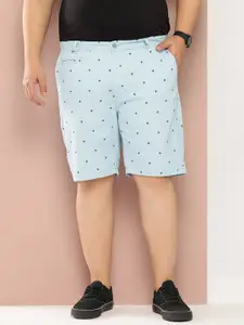 Thomas Scott Men Plus Size Printed Outdoor Shorts