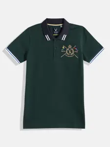 Allen Solly Junior Boys Brand Logo Polo Collar T-shirt