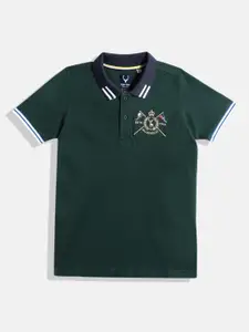 Allen Solly Junior Boys Polo Collar Pure Cotton T-Shirt