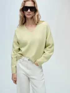MANGO V-Neck Pullover