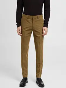 MANGO MAN Super Slim Fit Pleated Trousers