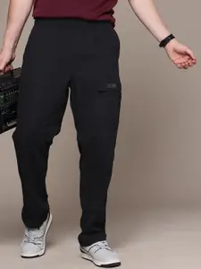 The Roadster Lifestyle Co. Men Relaxed Pure Cotton Straight Fit Trousers