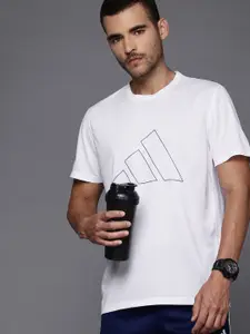 ADIDAS Brand Logo Print Easy Running T-shirt
