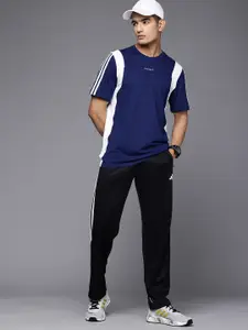 ADIDAS Contrast Trim 3-Striped Sportswear Jersey T-shirt