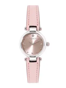 Coach Women Cary Leather Analogue Watch 14504458