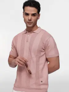 French Connection Men Polo Collar Pure Cotton Bio Finish T-shirt