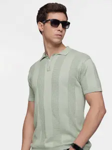 French Connection Men Polo Collar Pure Cotton Bio Finish T-shirt