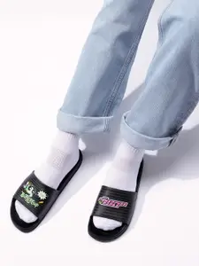 Kook N Keech Women Powerpuff Girls Printed Sliders