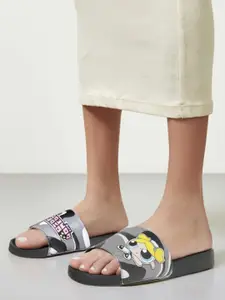 Kook N Keech Women Powerpuff Girls Printed Sliders