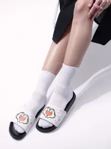 Kook N Keech Women Conversational Print Sliders