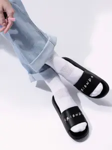 Kook N Keech Women Typography Printed Sliders