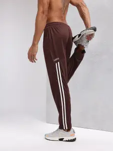 HRX by Hrithik Roshan Men Mid-Rise Rapid-Dry Training Track Pants with Toggle