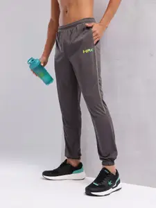 HRX by Hrithik Roshan Men  Brand Logo Detail Mid-Rise Rapid-Dry Training Joggers