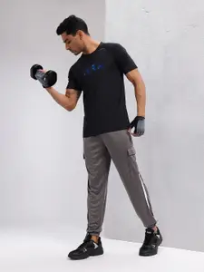 HRX by Hrithik Roshan Men Mid-Rise Rapid-Dry Training Joggers