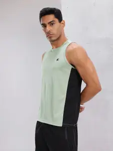 HRX by Hrithik Roshan Colourblocked Running Sleeveless T-shirt