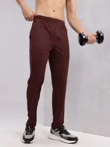 HRX by Hrithik Roshan Men Rpaid-dry Brand Logo Print Training Track Pants