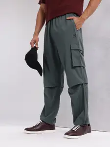 HRX by Hrithik Roshan Men Rapid-Dry Parachute Cargo Track Pants