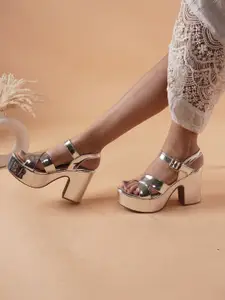 DressBerry Women Party Block Heel Sandals