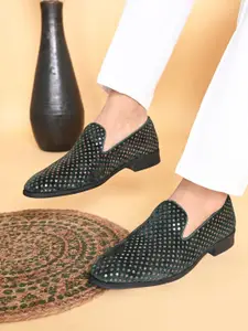 San Frissco Men Velvet Slip-On Mojaris