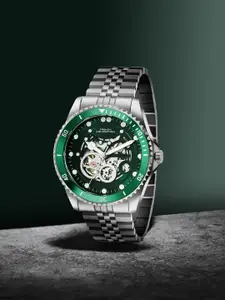 French Connection Men Skeleton Dial Analogue Automatic Motion Watch FCA19NSM