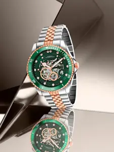French Connection Men Skeleton Dial Analogue Automatic Motion Watch FCA19NRTM