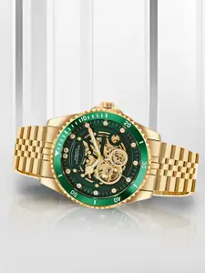 French Connection Men Skeleton Automatic Motion Analogue Watch FCA19NGM